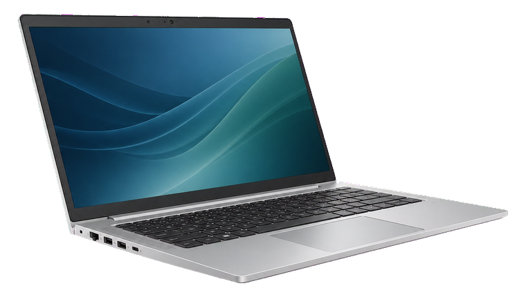 Notebook HP ProBook G8 em fundo transparente